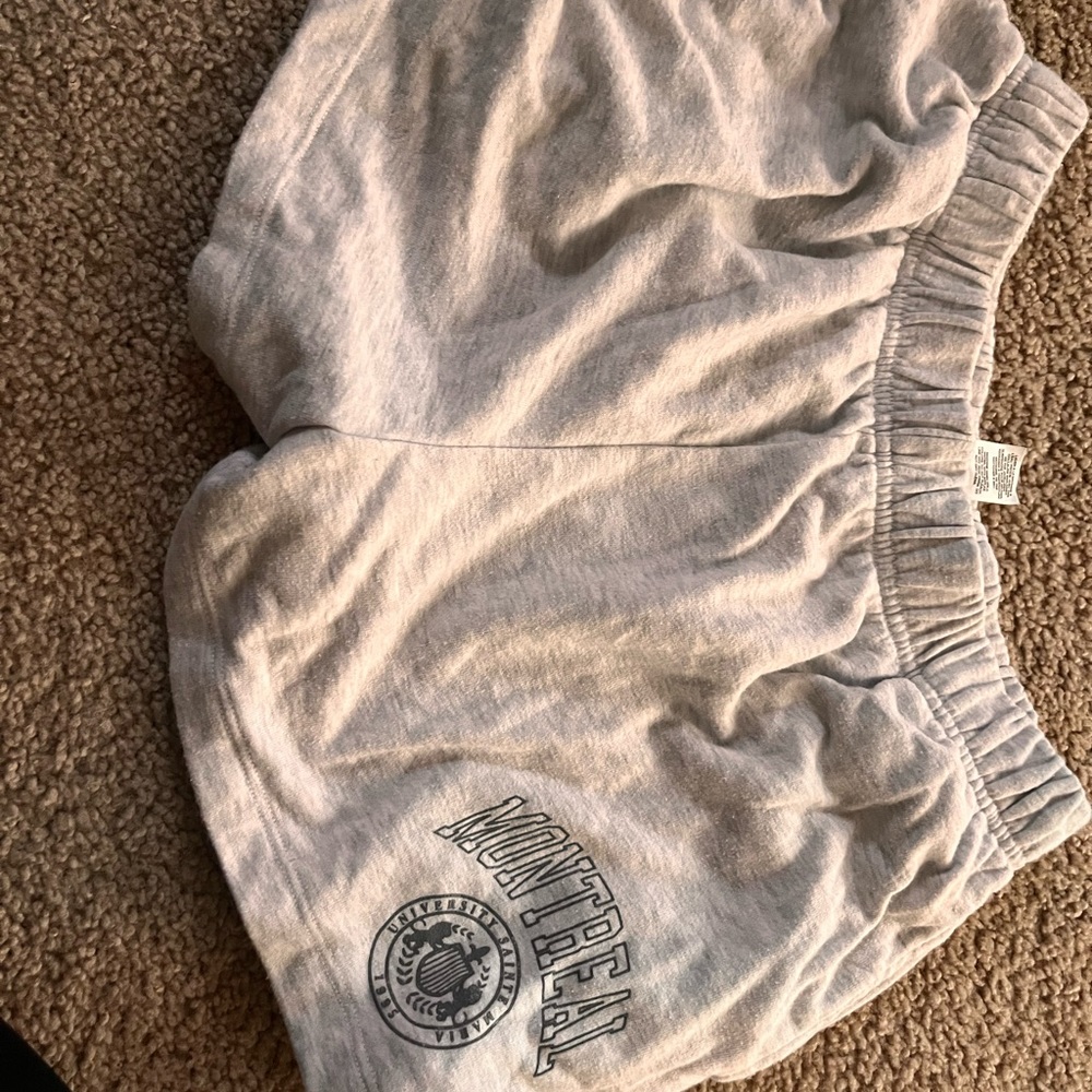 Grey gerage shorts
